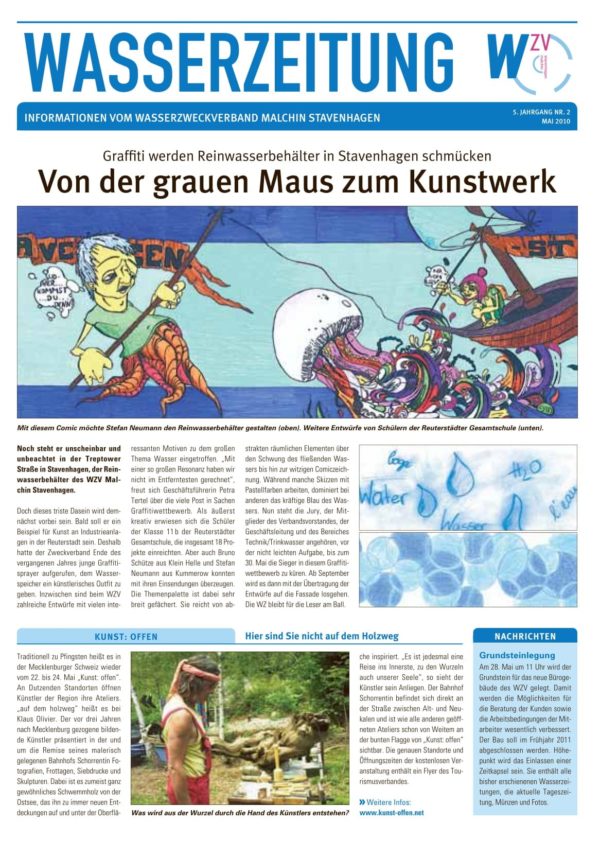 Wasserzeitung 02/2010 » WasserZweckVerband­ Malchin Stavenhagen